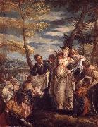 Moses found in the reeds, Paolo Veronese